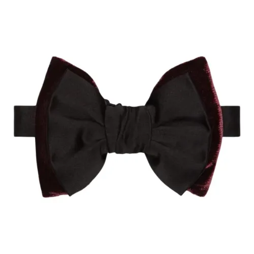 DSQUARED 2 Ткань Бархат Мужской Черный Bow Tie