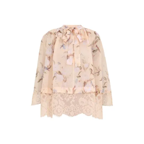 Zimmermann Крем Женские Рубашки