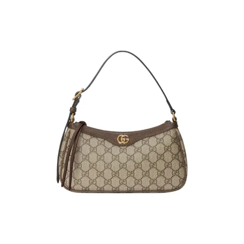 GUCCI Ophidia Покрытый холст Сумка через плечо Стандартная Женская Бежевая и Коричневая