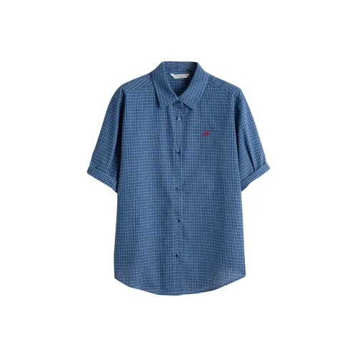 Tonlion Женские рубашки синего цвета