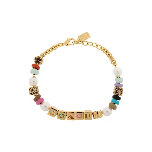 COACH Эмаль Браслеты Женские Золото