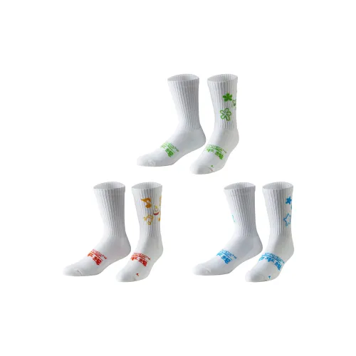 VEIDOORN x Pokémon Коллаборация Колено Высокие Носки Унисекс 3 Пачки