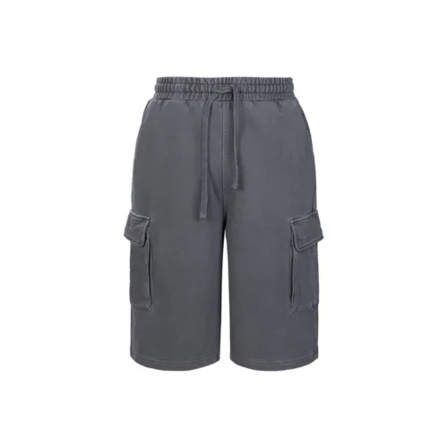 GUESS Темно-серые Унисекс Повседневные шорты