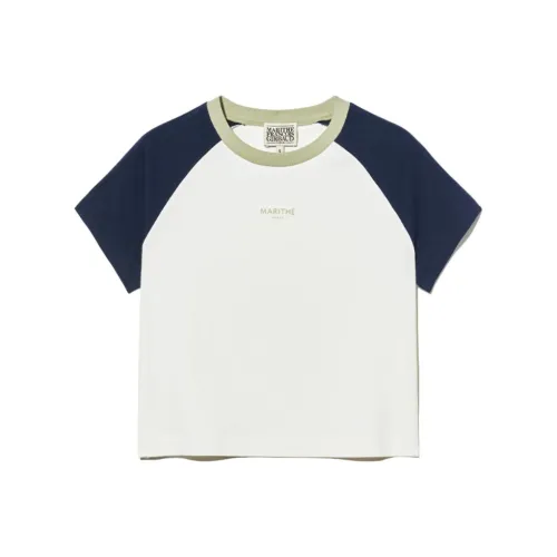 Marithe Francois Girbaud Реглан-рукав T-рубашка Женская Морской синий