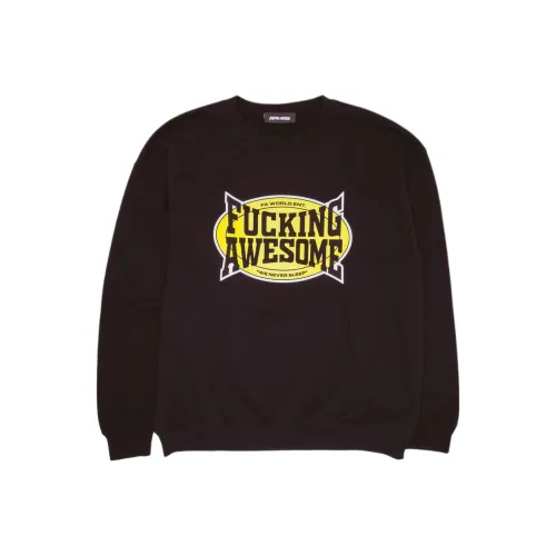 Fucking Awesome Черный Унисекс Свитшоты