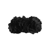 Элегантность Черный цветок Банан Нижняя заколка 13 см