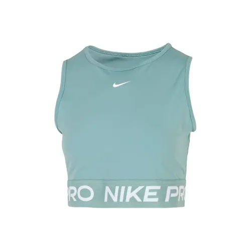 NIKE Pro Зеленые Женские Майки