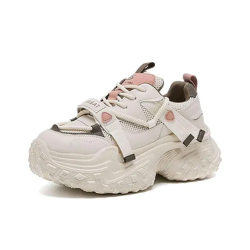 ST SAT Дышащие Низкие Кеды с Толстой Подошвой Женские