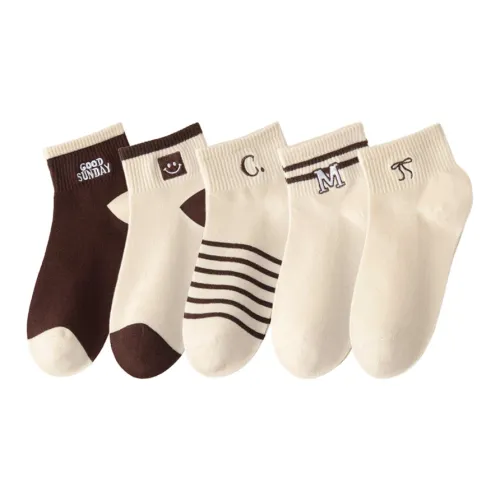 MIIOW Низкие носки женские упаковка из 5 пар