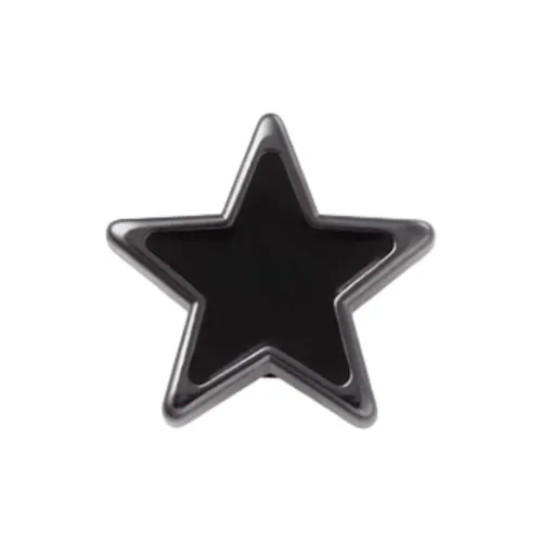 Crocs Аксессуары для обуви из цинкового сплава Унисекс Черный