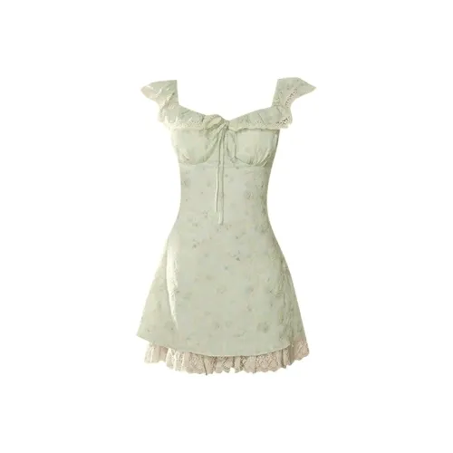 GEZITAI Зеленый Женские Слиплатья