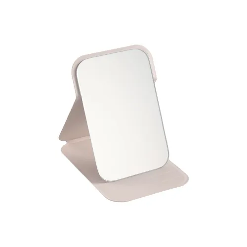 YUNNA PU кожа Зеркальце Makeup Mirror Портативный Домашний Стол Складной Touch Вверх Зеркальце Для Женских
