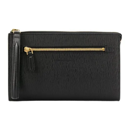 Ferragamo Кошелек из коровьей кожи мужской черный