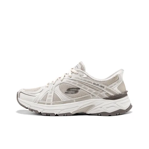 Skechers Silver Wing Shoes визуально увеличивает рост легкий низкий топ массивные кроссовки женские умбра