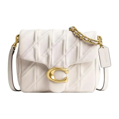 COACH Овчина Сумка через плечо Сумка на плечо Маленькая Женская Мел Белый