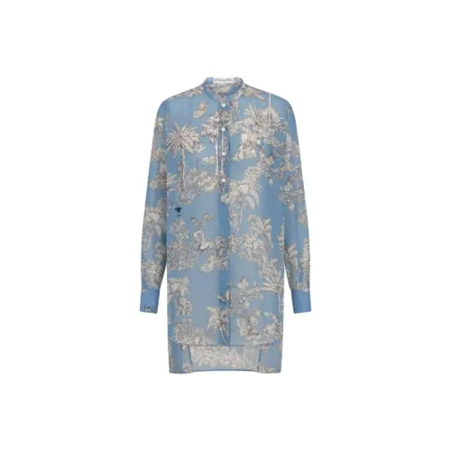 DIOR DIORIVIERA FW25 Рубашка Женская Синяя