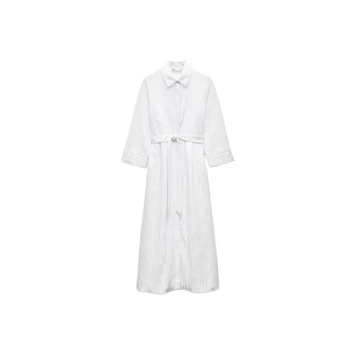 ZARA ZW Series Длинное платье с длинными рукавами женское