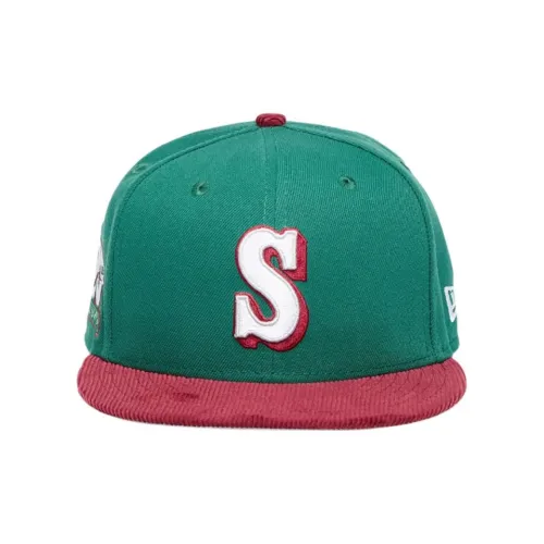 New Era Хлопок Полиэстер Кепки Женские Зеленый