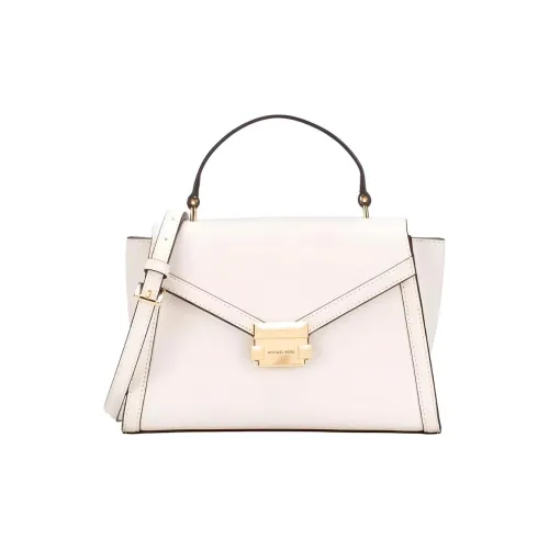 MICHAEL KORS Whitney Коровья кожа Искусственная кожа Сумка на одно плечо Средний размер Женский Молочно-белый