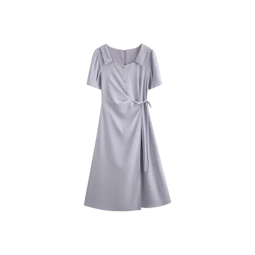 SIXUSICHOU Короткий рукав Платье Женское