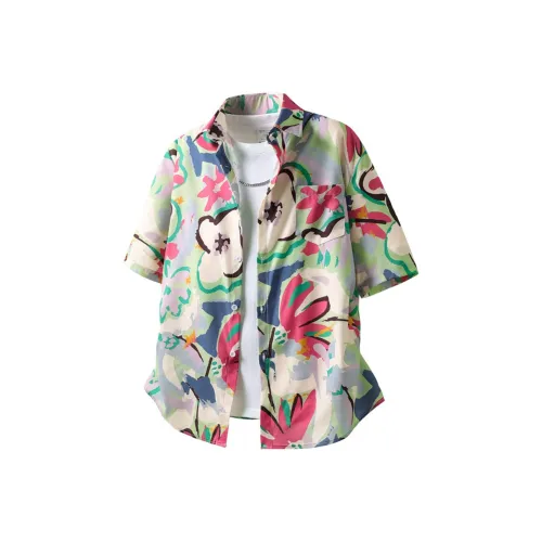 UNA RETA Цвет изображения Унисекс Рубашки