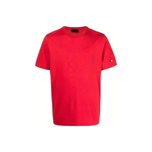 MONCLER FW21 Red Мужские T-рубашки
