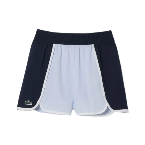 LACOSTE Повседневные шорты Женские Светло-Синий Морской Синий