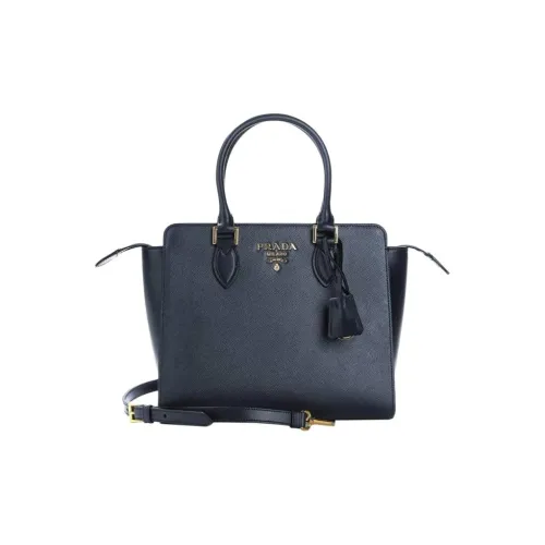 PRADA Saffiano Кожа Сумка через плечо Сумка Женская Морской Синий