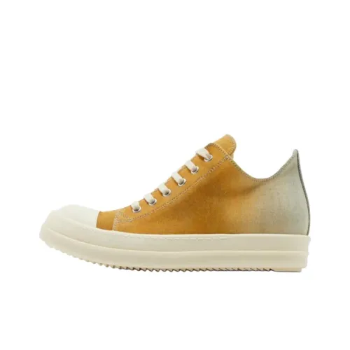Rick Owens DRKSHDW Low Top Canvas Женский Оранжевый Желтый