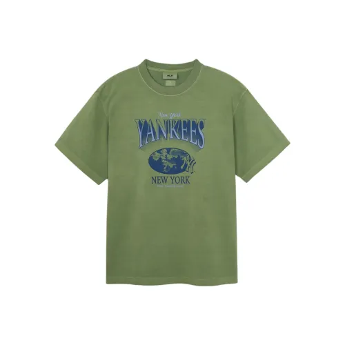 Mlb Base Logo Зеленая Мужская Футболка