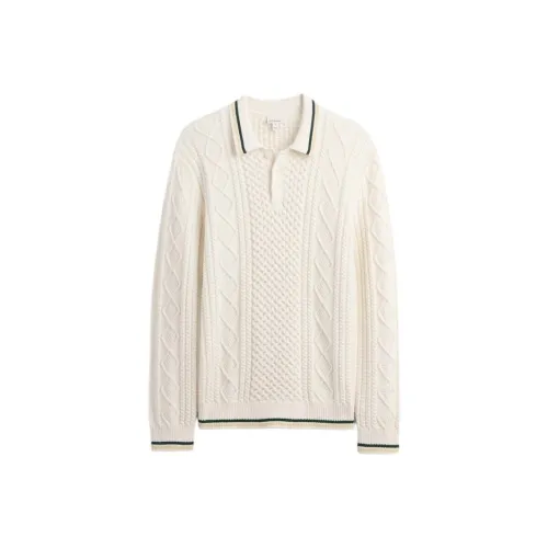 GAP MALBON GOLF Collaboration Иней Сливочный Унисекс Свитеры