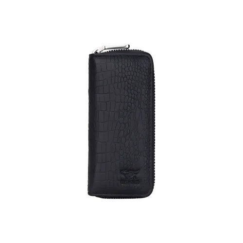 SEPTWOLVES Sheepskin Key Pouch Мужской Черный