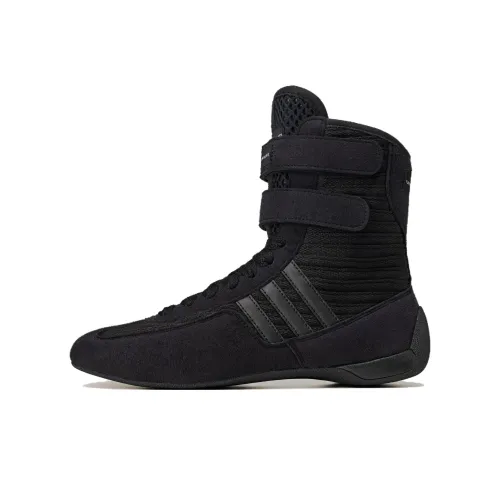 Adidas Устойчивый к истиранию высокий топ повседневный женский черный