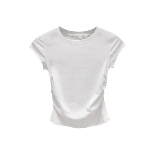 IUNOP Однотонная Короткий-Рукавная Рубашка Женская