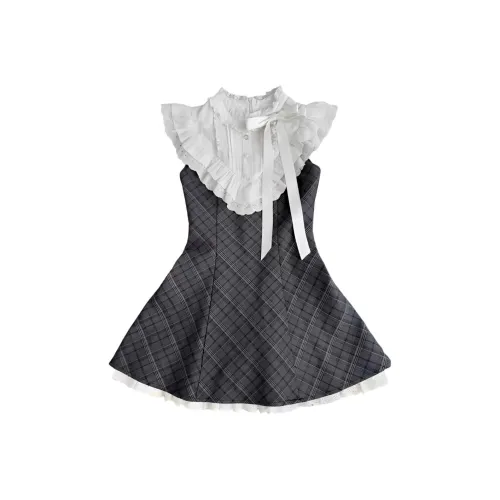 RFKXE Серые Женские Платья без рукавов