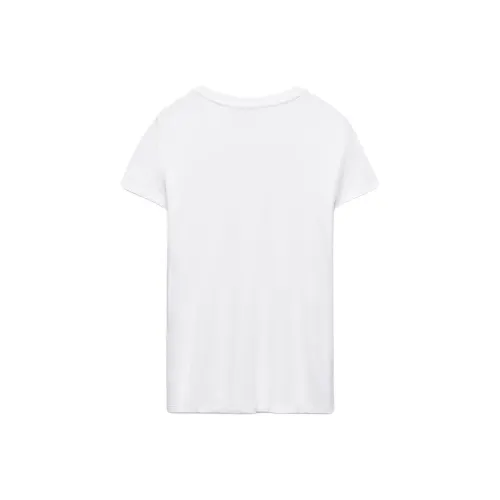 ZARA Белые Женские Футболки
