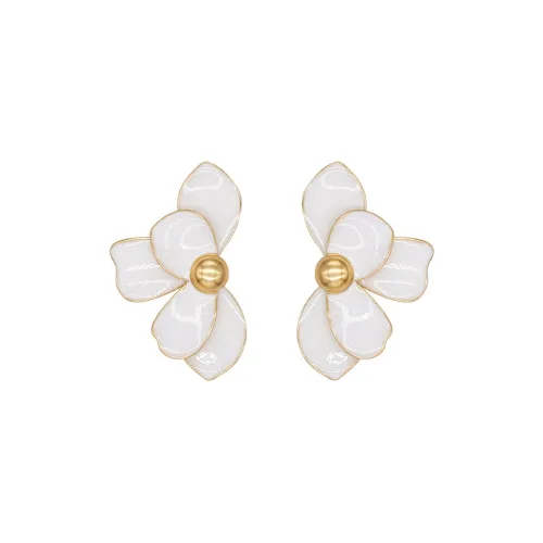Fellala Серьги из медного сплава Women's White