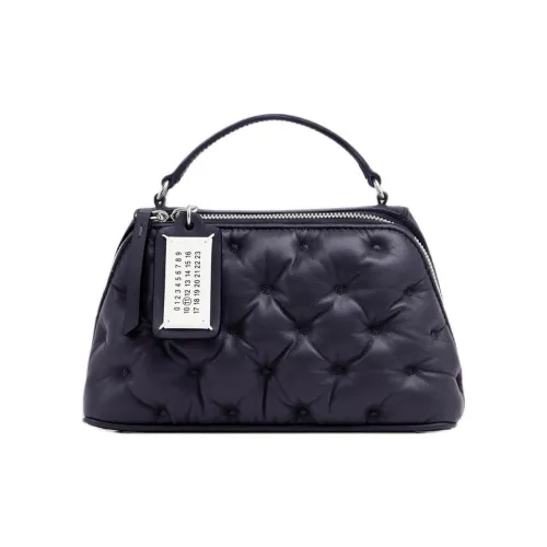 Maison Margiela Glam Slam Овчина Одно плечо Сумка Женская Темно-синий