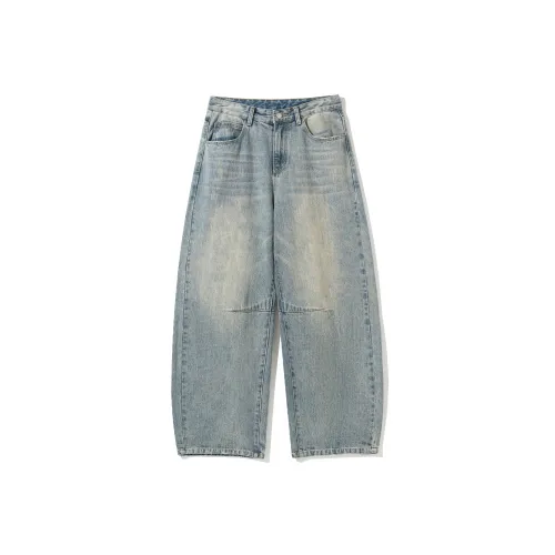 GEOFFREY B. SMALL Синие Унисекс Джинсы