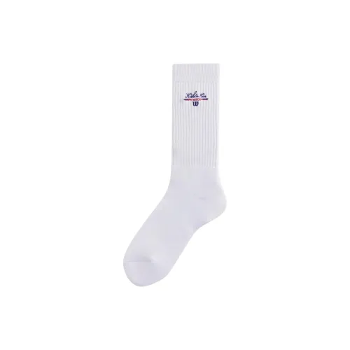 KITH Collaboration 1 Pack White Men's MID Shin Socks