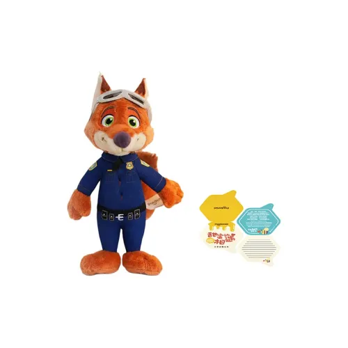 POTDEMIEL X Disney Zootopia Утонченный Милый Ник Офицер Куклы Плюшевый Брелок 17,5 см 35 см Рекомендуемая Высота