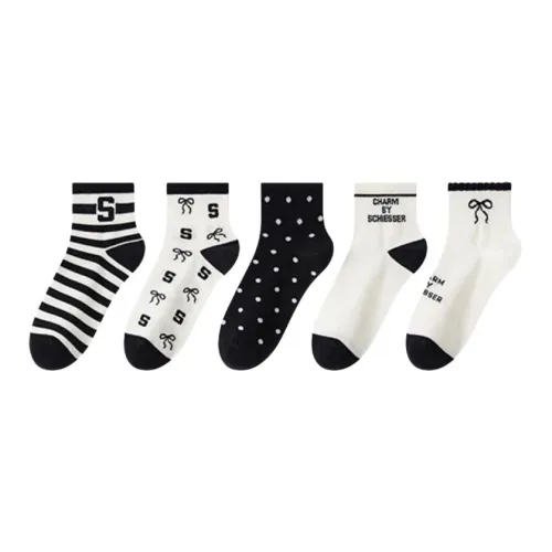 Shuya Носки Crew Женские Коробка из 5 пар