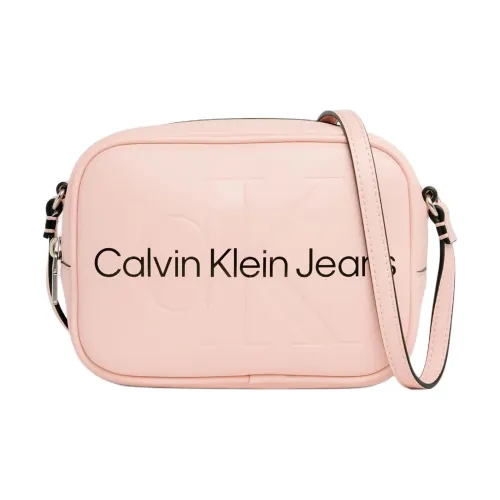 CALVIN KLEIN Сумка через плечо из синтетической кожи женская розовая