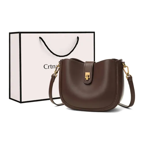 Crtnzo Kroez Сумка через плечо из коровьей кожи сумка на плечо обычная женская кофейного экрю кремового цвета