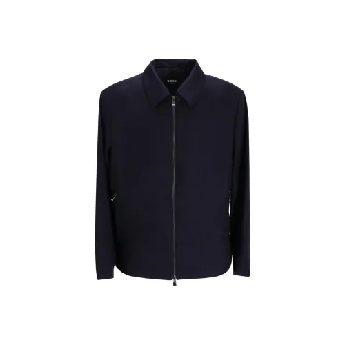 Hugo Boss Куртки и Пальто Мужской Морской Синий