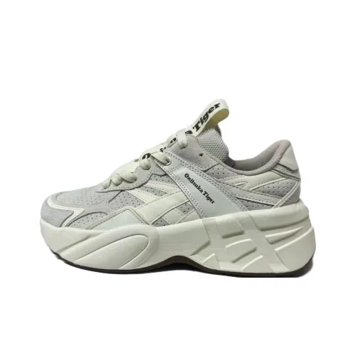 Onitsuka Tiger Высота Увеличивающая Низкий Топ Повседневная Обувь Унисекс Экрю