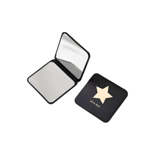 YUNNA Мини Зеркало для макияжа Портативное Маленькое Зеркало для женщин Карманное зеркало Милое Складное Двойное Слойное Ручное Зеркало