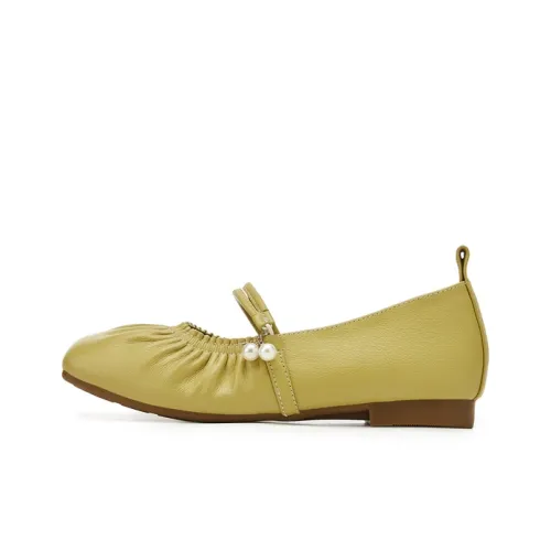 ST SAT Квадратный каблук Mary Jane Женские туфли