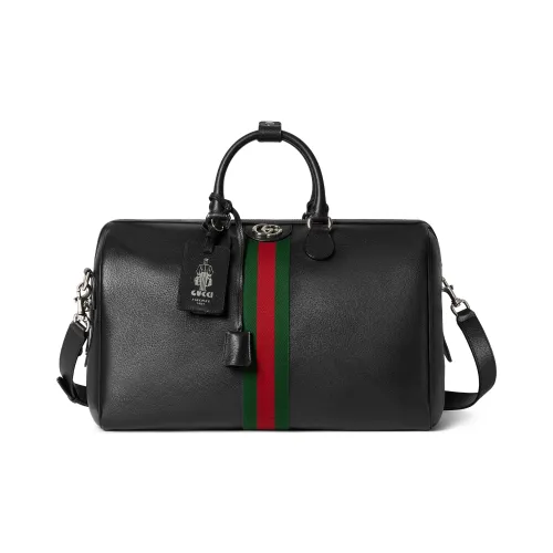 GUCCI Savoy Кожа Путешественная Сумка Сумка через плечо Сумка среднего размера Унисекс Черная