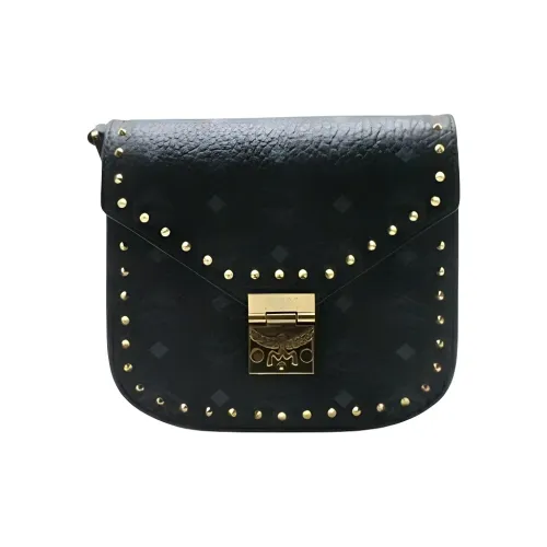 MCM Сумка через плечо из кожи маленькая женская
